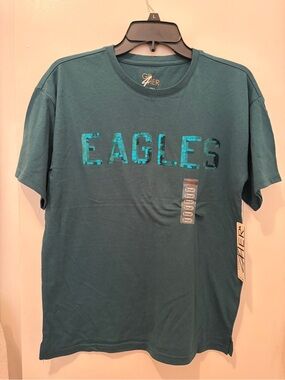 G-III 4Her by Carl Banks: Women's Philadelphia Eagles Green T-Shirt, Size: Small